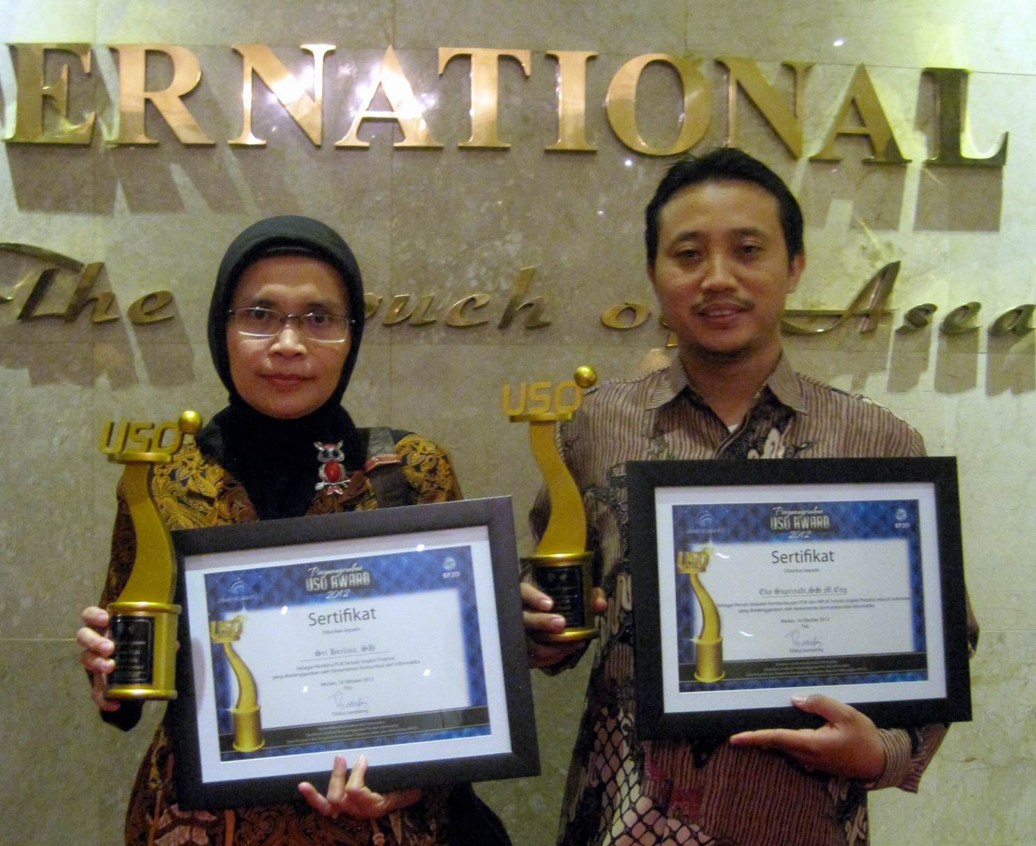 KARANGANYAR RAIH USO AWARD 2012