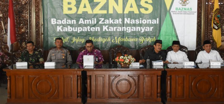 Pendistribusian Capai 4,6M Oleh Baznas Karanganyar