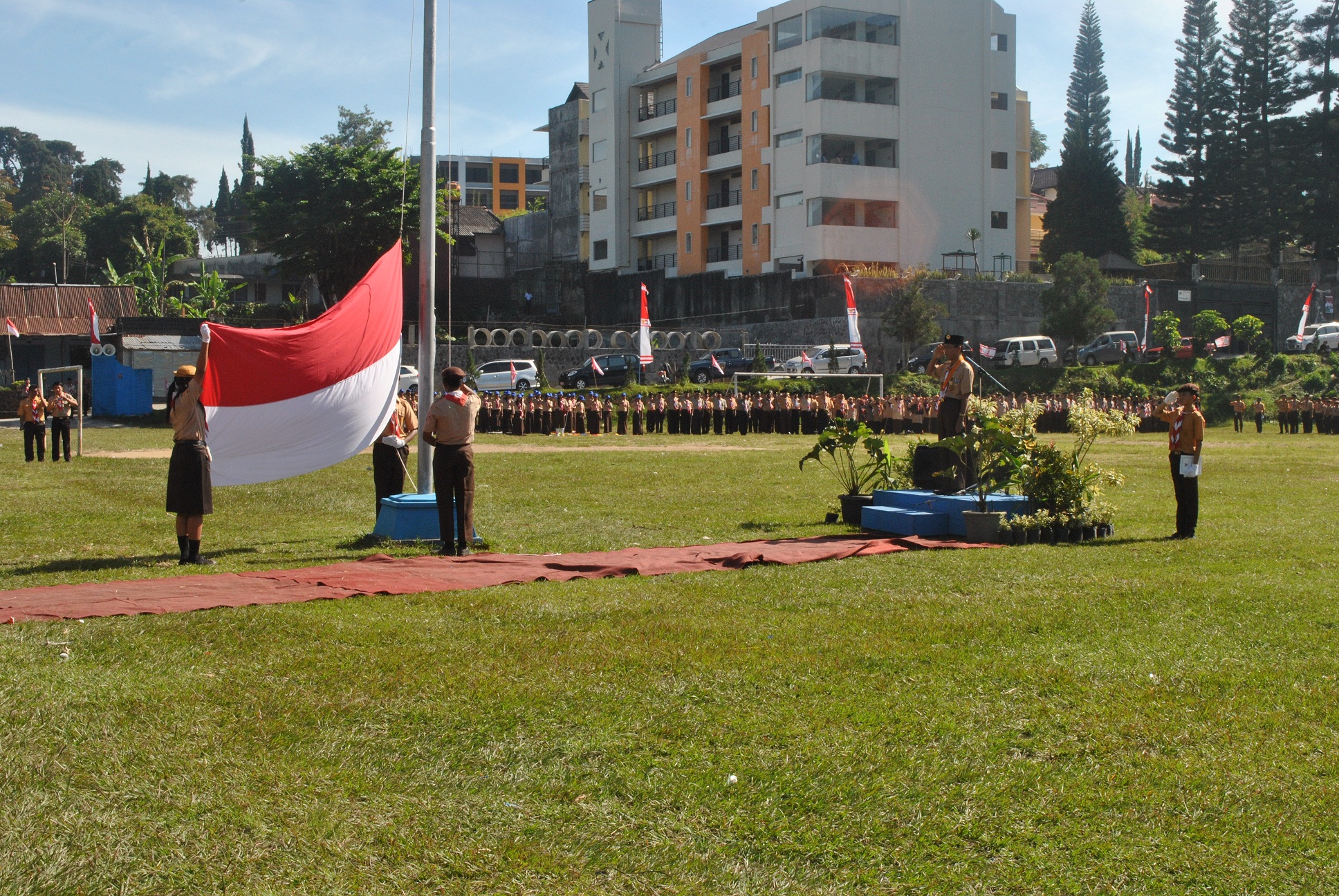 Upacara Peringatan Hari Pramuka Ke-52 Kabupaten Karanganyar