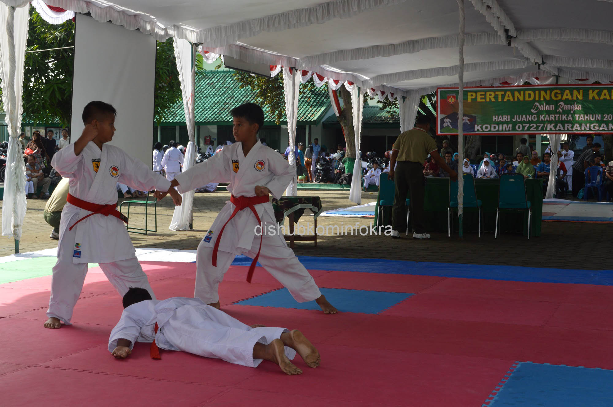 Kodim 0727/Karanganyar Adakan Kejuaraan Karate
