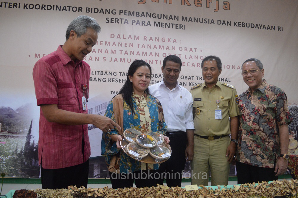 Menteri Koordinator PMK Luncurkan 5 Saintifik Jamu