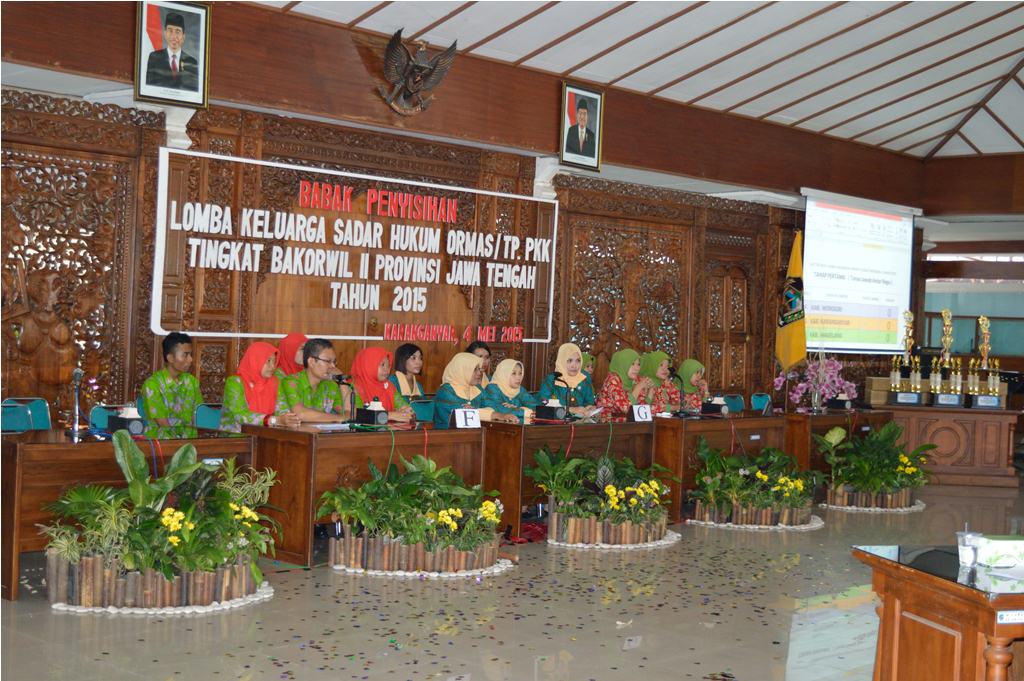 Kadarkum Karanganyar Juara 1 Tingkat Bakorwil 2 Propinsi Jateng