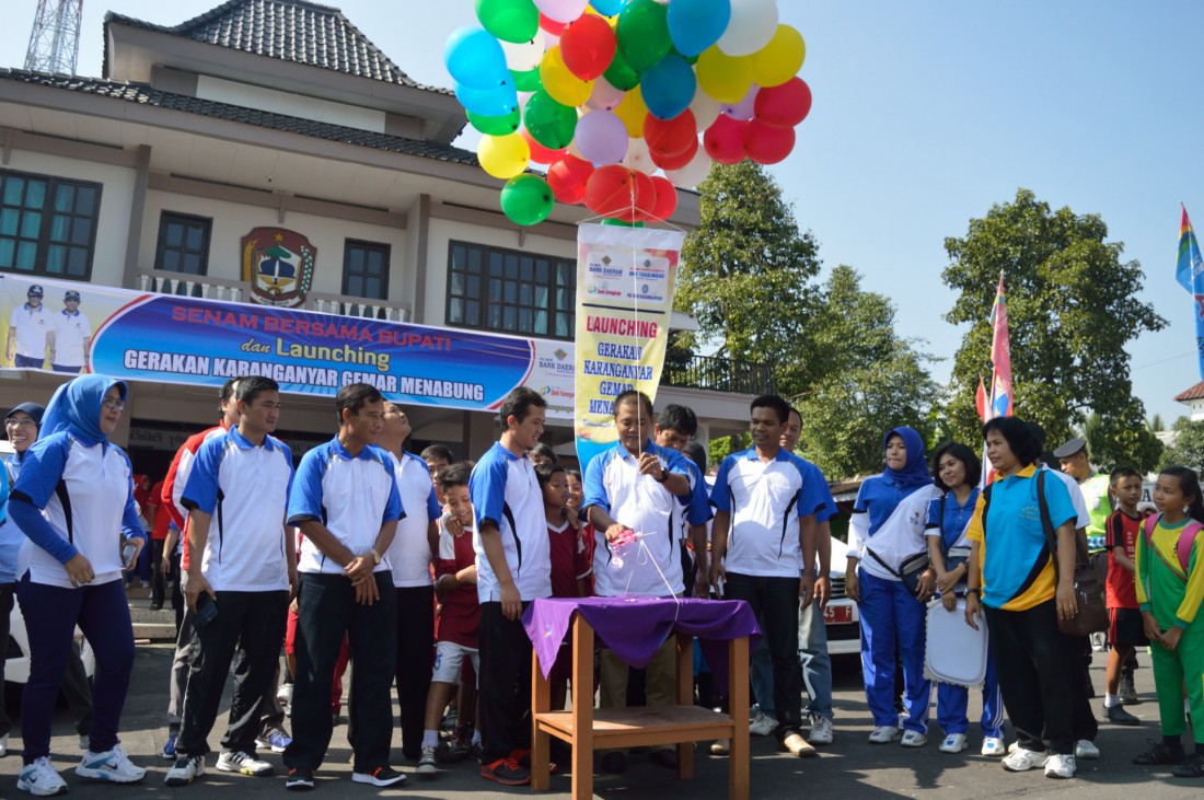 Pencanangan Gerakan Karanganyar Gemar Menabung