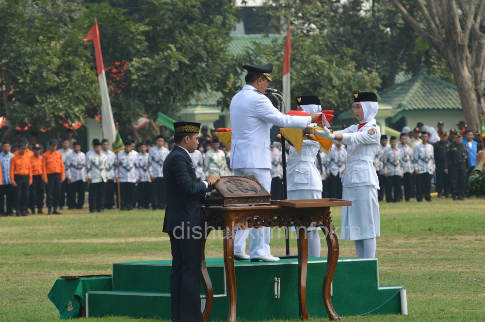 Bupati Karanganyar Inspektur Upacara Detik-detik Proklamasi Kemerdekaan RI