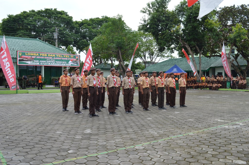 Lomba PBB Peringatan Hari Juang Kartika Kodim 0727 Karanganyar Tahun 2015