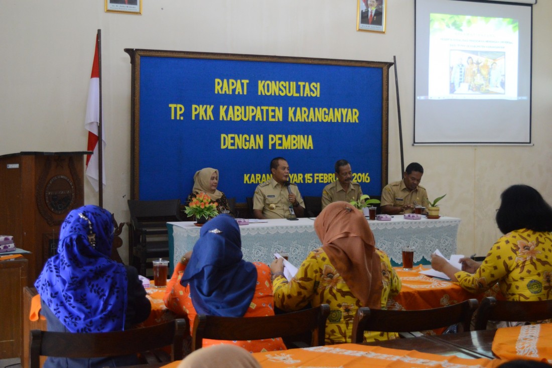 Rapat Konsultasi TP. PKK Kabupaten Karanganyar