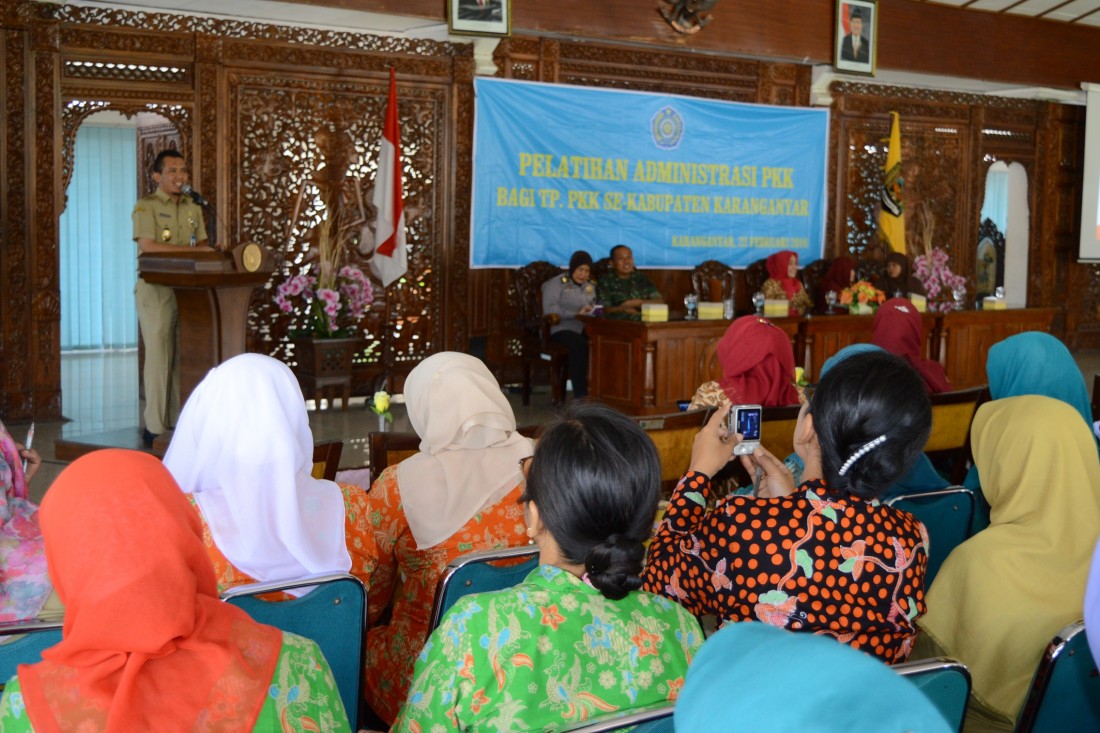 Pelatihan Administrasi PKK Se Kabupaten Karanganyar