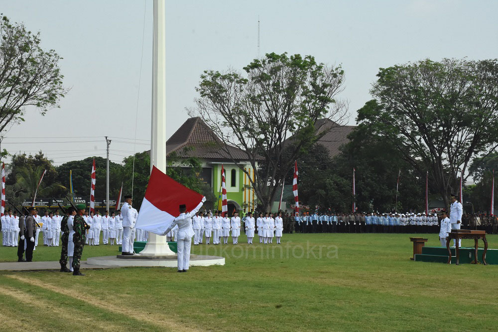 Upacara HUT RI di Kabupaten Karanganyar Berlangsung Khidmat