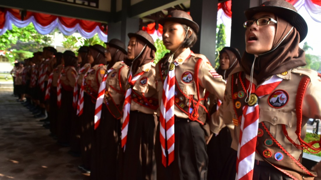 Pramuka Karanganyar Ikuti Jambore Nasional X 2016