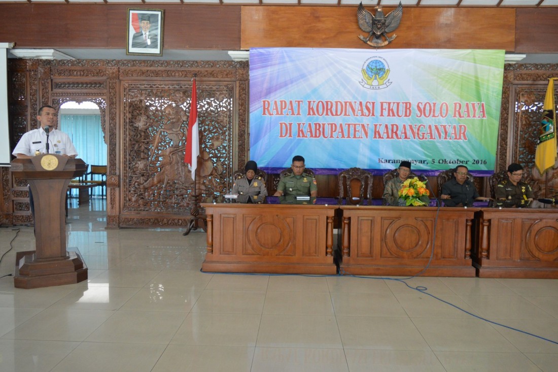 Rakor FKUB Solo Raya Kabupaten Karanganyar