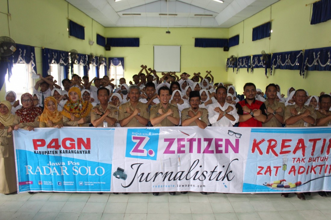 Siswa Siswi Karanganyar Deklarasikan Anti Narkoba
