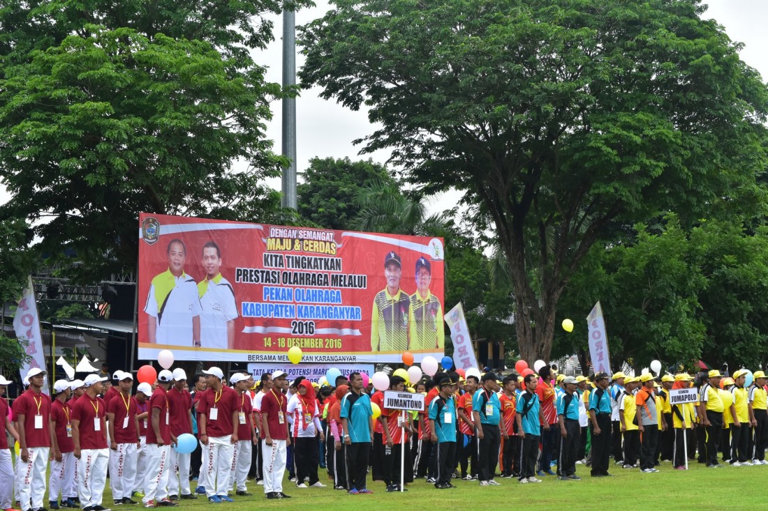Bupati Karanganyar : “Olahraga merupakan alat pemersatu Bangsa”