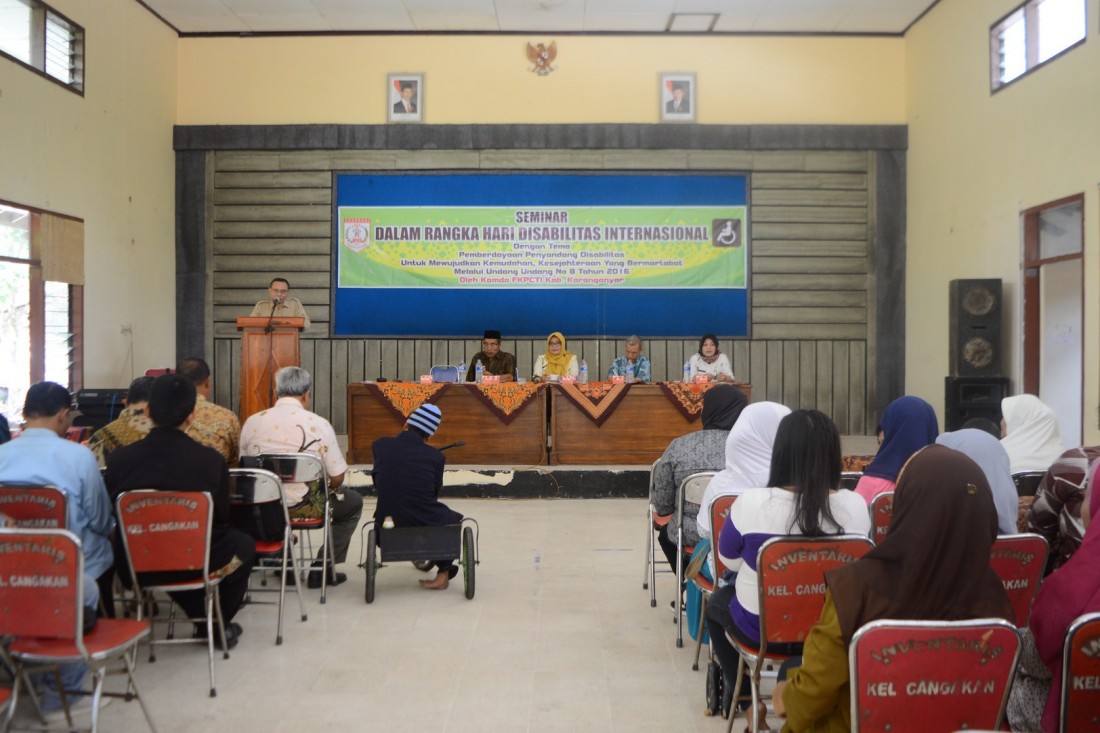 FKPCTI Karanganyar Berharap Pemerintah Lebih Perhatikan Kaum Difabel