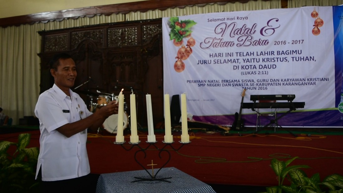 MGMP Agama Kristen Dan Katolik Rayakan Natal Bersama