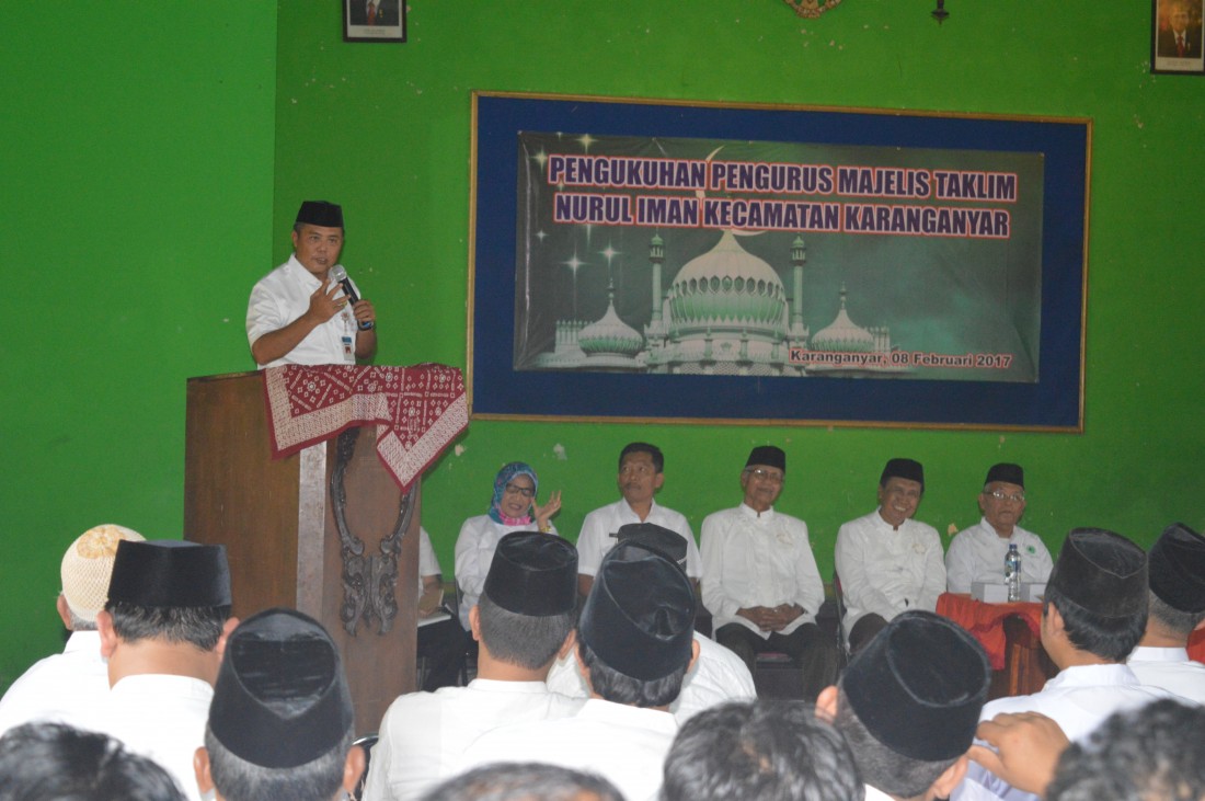 Pengukuhan Pengurus MTNI Kecamatan Karanganyar