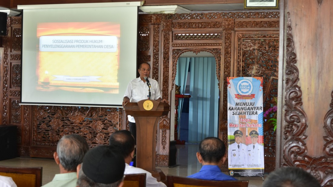 Produk Hukum Daerah Harus Bisa Memberikan Rasa Nyaman dan Aman Bagi Desa