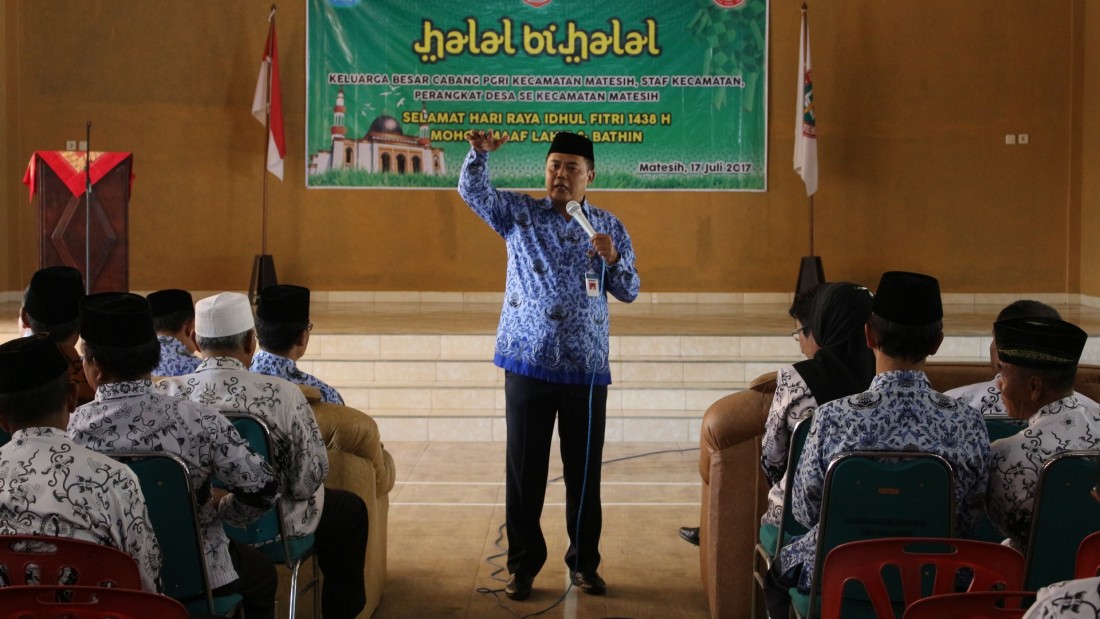 PGRI SE KECAMATAN MATESIH ADAKAN HALAL BI HALAL