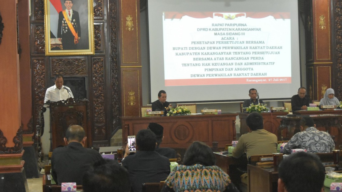 Rapat Paripurna DPRD Karanganyar