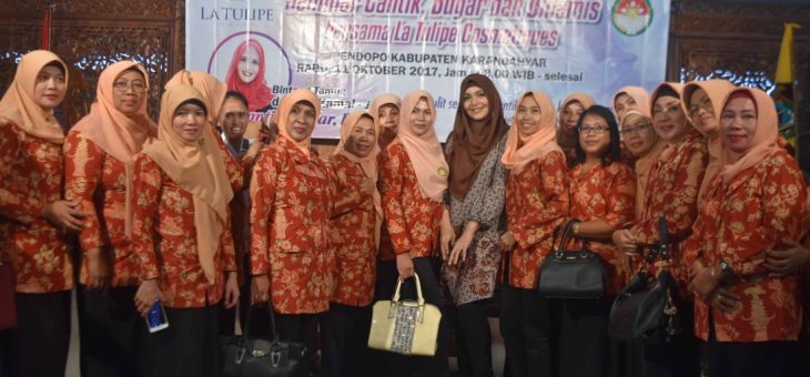 Lula Kamal Ajak Ibu ibu Karanganyar Terapkan Pola Hidup Sehat