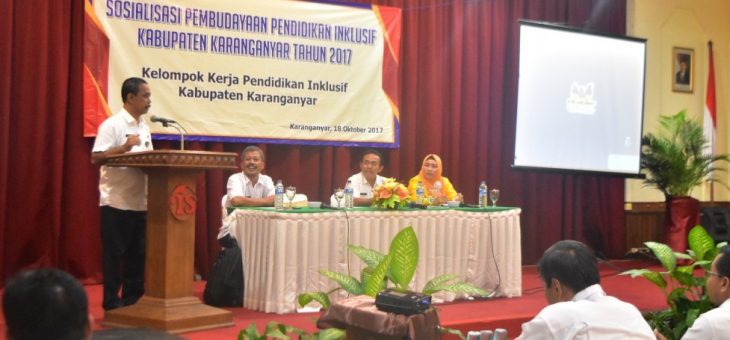 Disdikbud Karanganyar Berdayakan Pendidikan Inklusi
