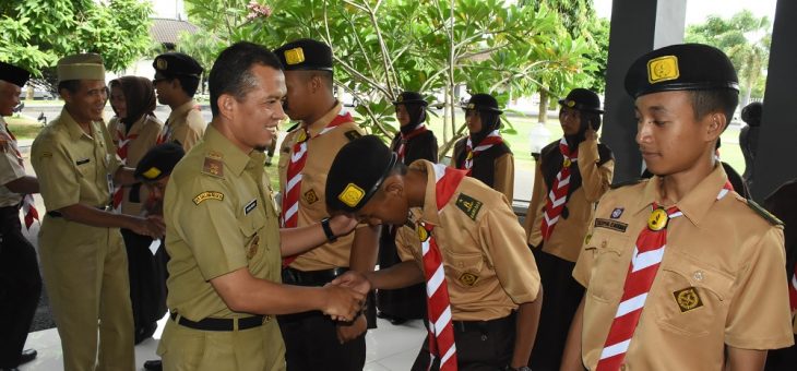 Wakil Bupati Karanganyar Lepas Kontingen Wirakarya