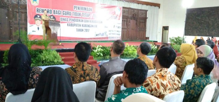3065 guru dan tenaga tidak tetap di Karanganyar terima reward dari pemerintah