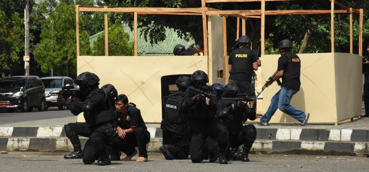 Pengamanan Pilkada di Simulasikan