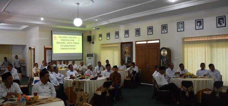 Kunjungan Kerja (Kunker) BAZNAS Malang ke Karanganyar