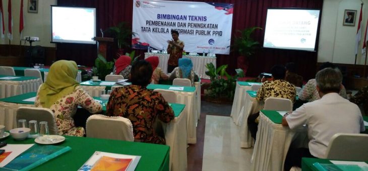 Bimtek PPID di Hotel Taman Sari, Karanganyar