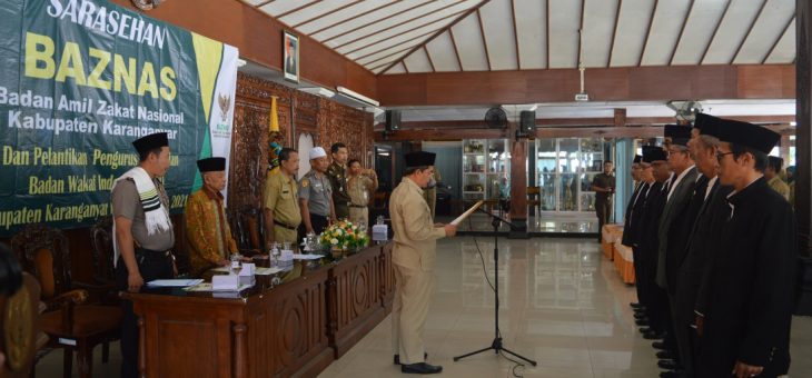Sarasehan Baznas, Pengurus BWI Kabupaten Karanganyar Dikukuhkan