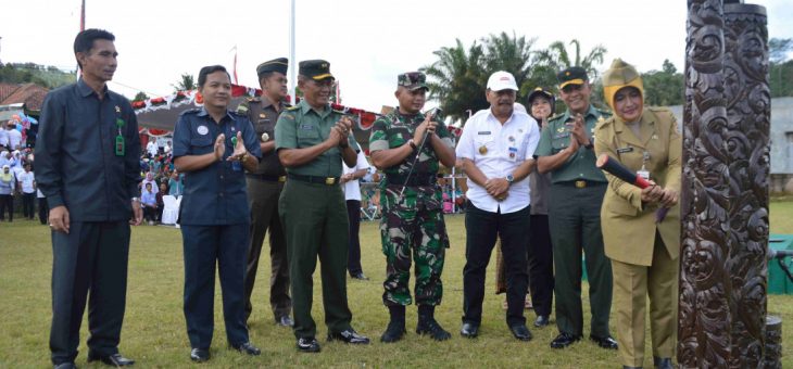 Pembukaan TMMD Reguler Ke 101 di Desa Karang, Karangpandan
