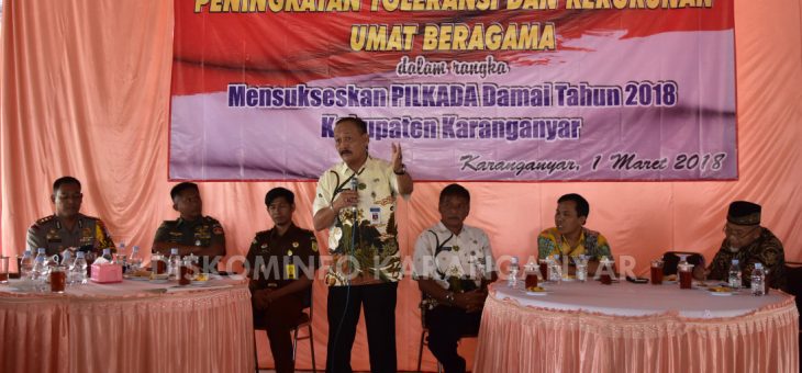 Peningkatan Toleransi Umat Beragama