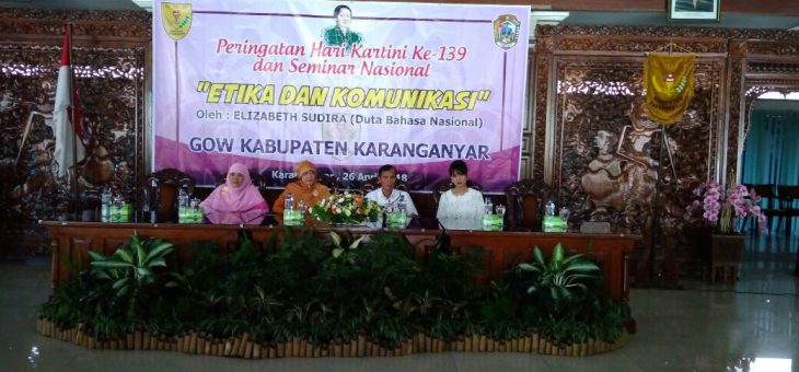 GOW Karanganyar Gelar Seminar Beretika