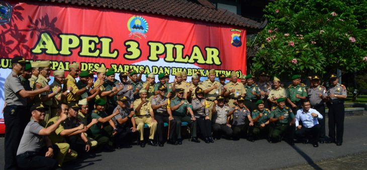 Jaga Iklim Kondusivitas, Pemkab dan TNI/Polri Gelar Apel 3 Pilar