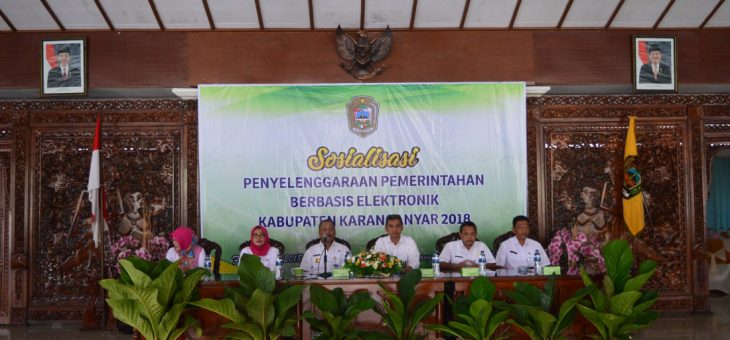Wujudkan Pelayanan Efisien Dan Berkelanjutan, Pemkab Gelar Sosialisasi E-Government
