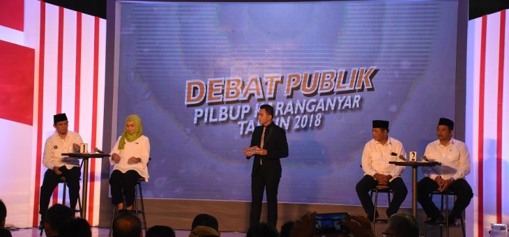 Debat Publik Paslon Sampaikan Visi-Misi