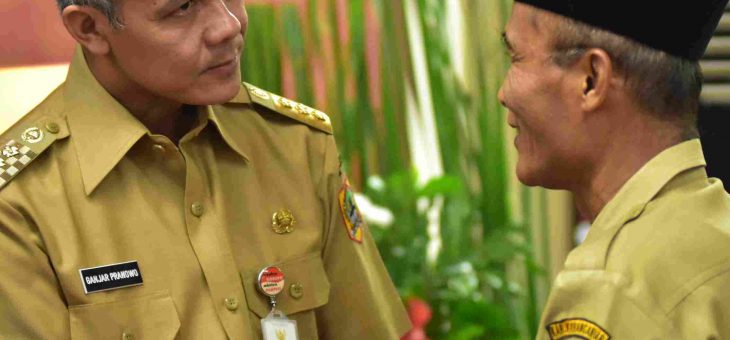 Sekda Karanganyar Halal Bihalal Dengan Gubernur Jawa Tengah
