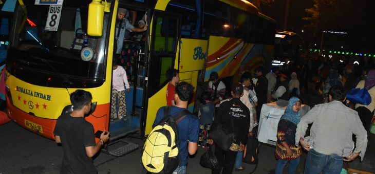 Pemudik Gratis Tiba di Karanganyar