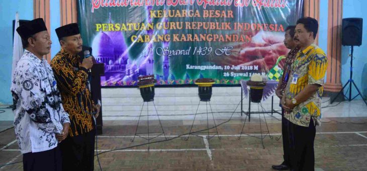 Silahturohmi dan Halal Bi Halal kelg besar PGRI Cabang Karangpandan