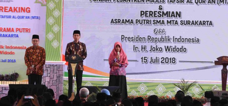 Groundbreaking Pondok Pesantren Majlis Tafsir Al-Qur’an (MTA) Desa Pojok