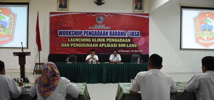 Pemkab Karanganyar Launching Aplikasi SIMLANG