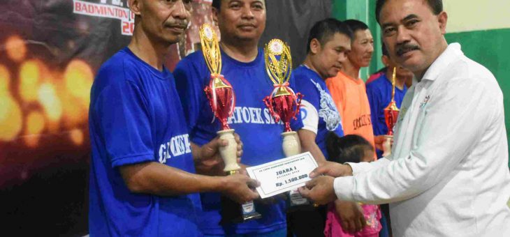 PB Gatoek Dominasi Perebutan Juara Turnamen Bulutangkis Cakra Cup III