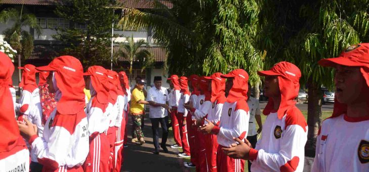 Pasukan Pengibar Bendera HUT ke 73 (paskibraka) Kabupaten Karanganyar