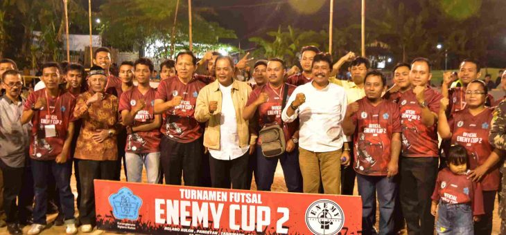 Turnamen Futsal bertajuk Enemy Cup Ke-2 di Nglano Kulon Pandeyan Kecamatan Tasikmadu
