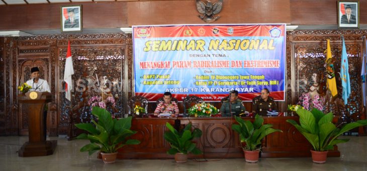 Seminar Nasional : Menangkal Paham Radikalisme dan Ekstrimisme