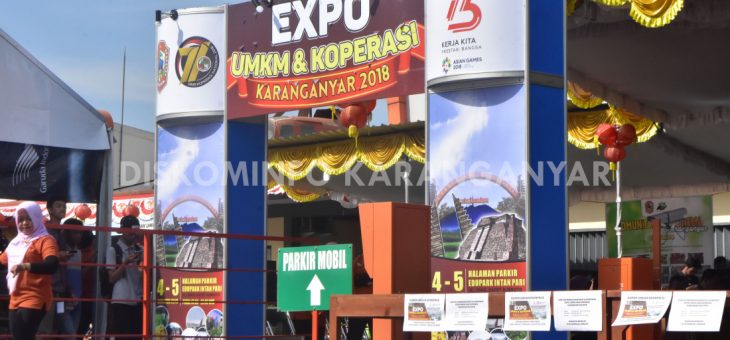 Pembukaan EXPO UMKM dan Koperasi Karanganyar 2018