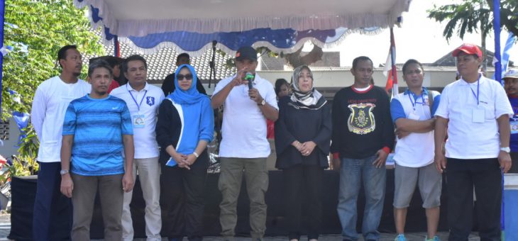 Meriah, Semua Wilayah Gerak Jalan Sehat