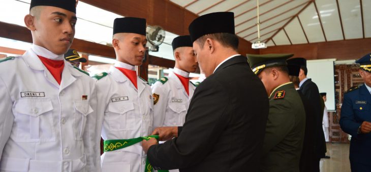 Pengukuhan Paskibraka Kabupaten Karanganyar Tahun 2018
