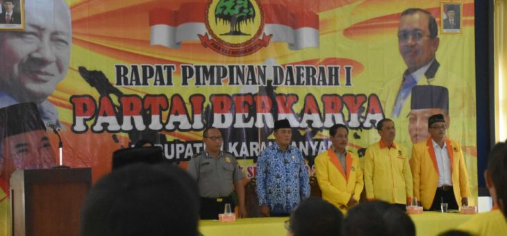 RAPIMDA Partai Berkarya : Partai Berkarya Bukan Anak Partai Golkar