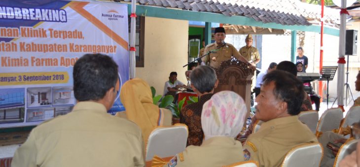 Ground Breaking Pembangunan Klinik Terpadu Kimia Farma